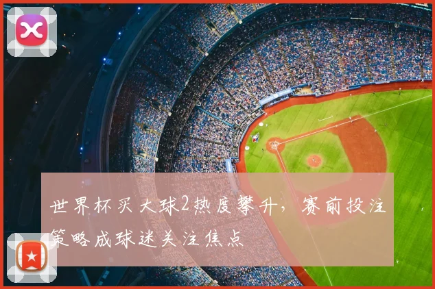 世界杯买大球2热度攀升,赛前投注策略成球迷关注焦点