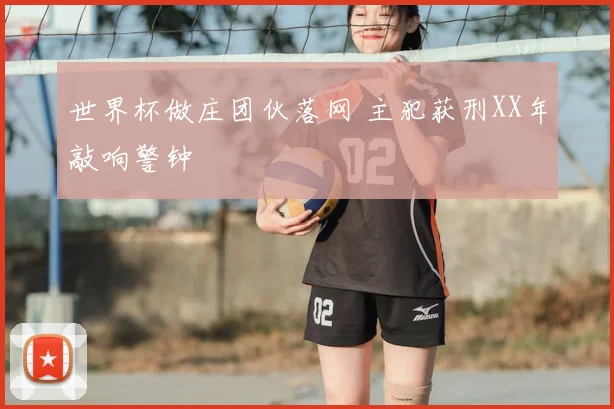 世界杯做庄团伙落网 主犯获刑XX年敲响警钟